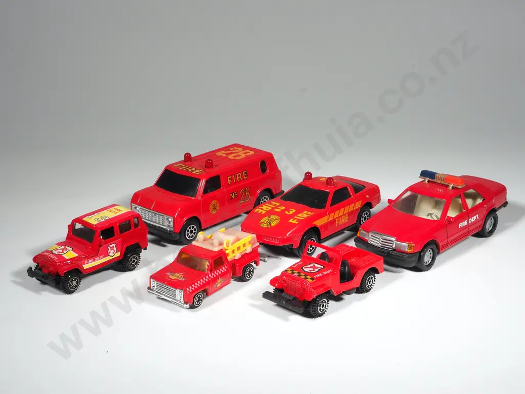 Six Unbranded Fire Appliances: Truck/Jeep/Van/Car/Overland Vehicles Image 1++