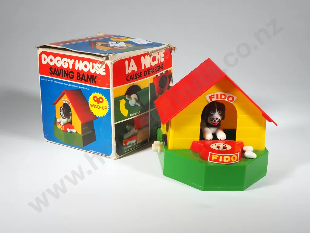Vintage "Doggy House" Savings Bank Image 1++