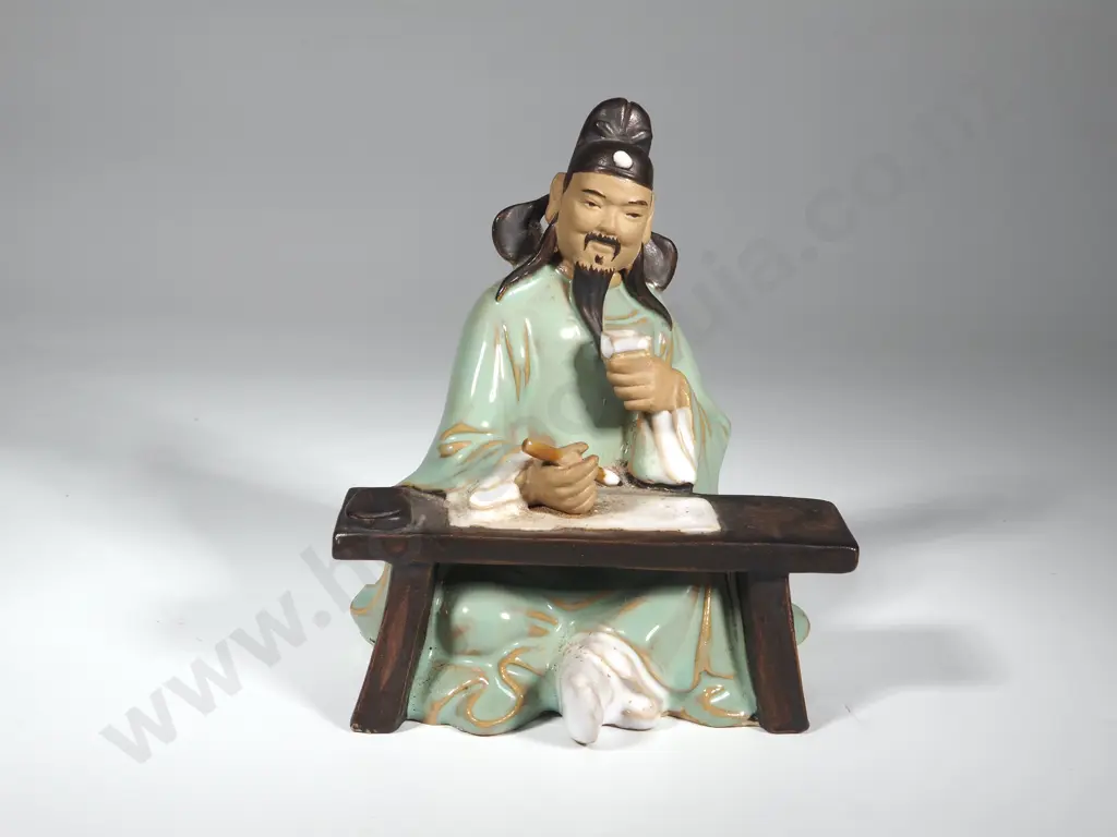 Mudman Figure Of The Poet Li Bai/ Li Po.  Image 1++