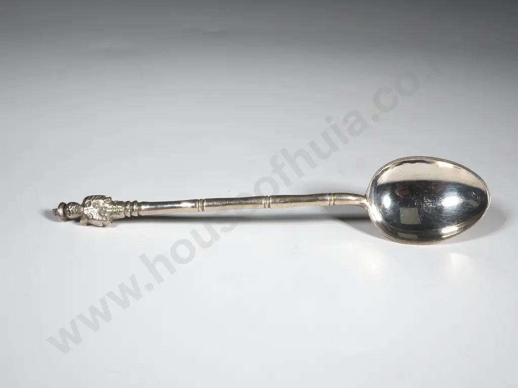 Set of Six Chinese Export.900 Silver Coffee Spoons Marked Wai Kee  Hong Kong Image 1++