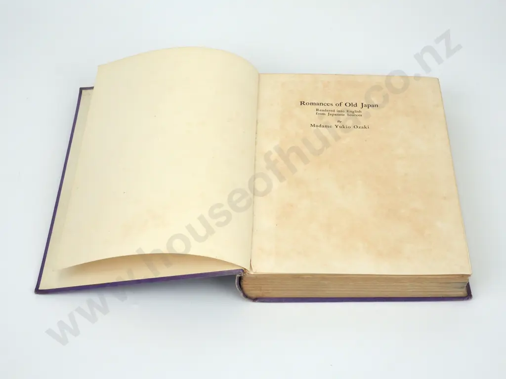 Ozaki, Madame Yukio; Romances of Old Japan Image 1++