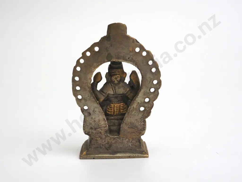 Small Ganesha Brass Ornament Image 1++