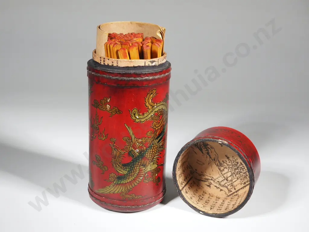 One Canister of Fortune Telling Sticks w Pamphlet. Image 1++