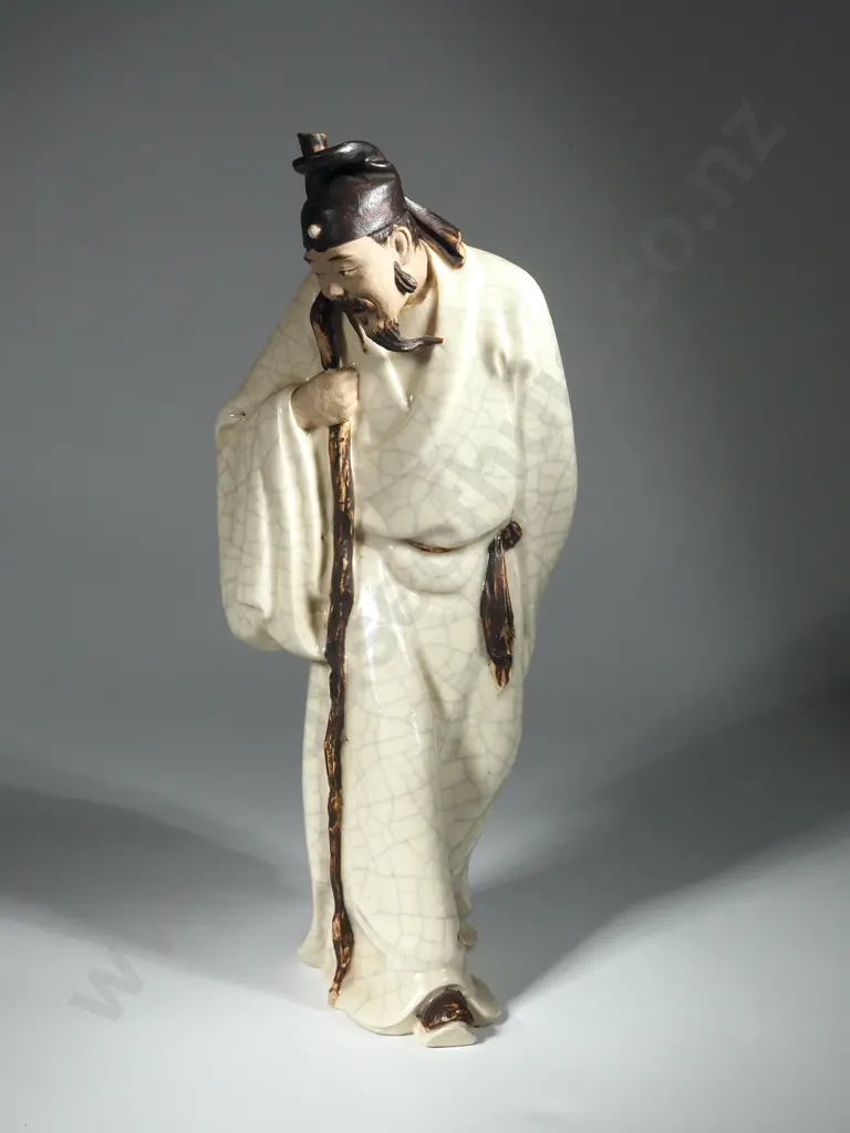 Chinese Winterthur The Taoist Mudman Figure. Image 1++