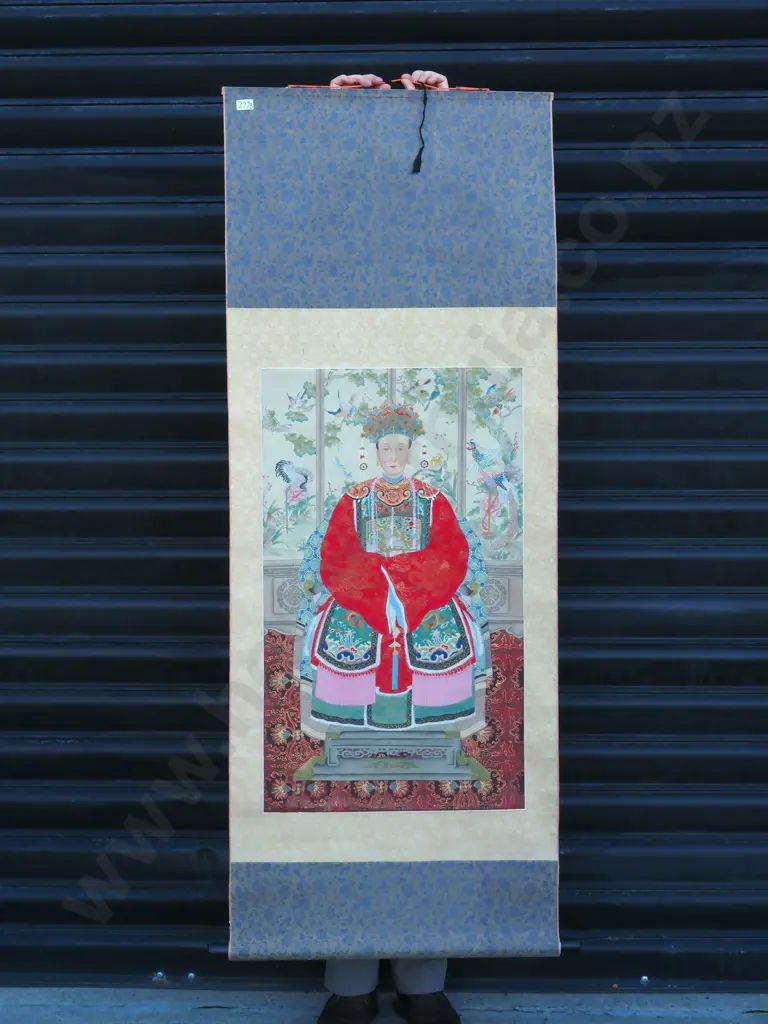 Traditional Chinese Ancestral Portrait Painting/Scroll Image 1++