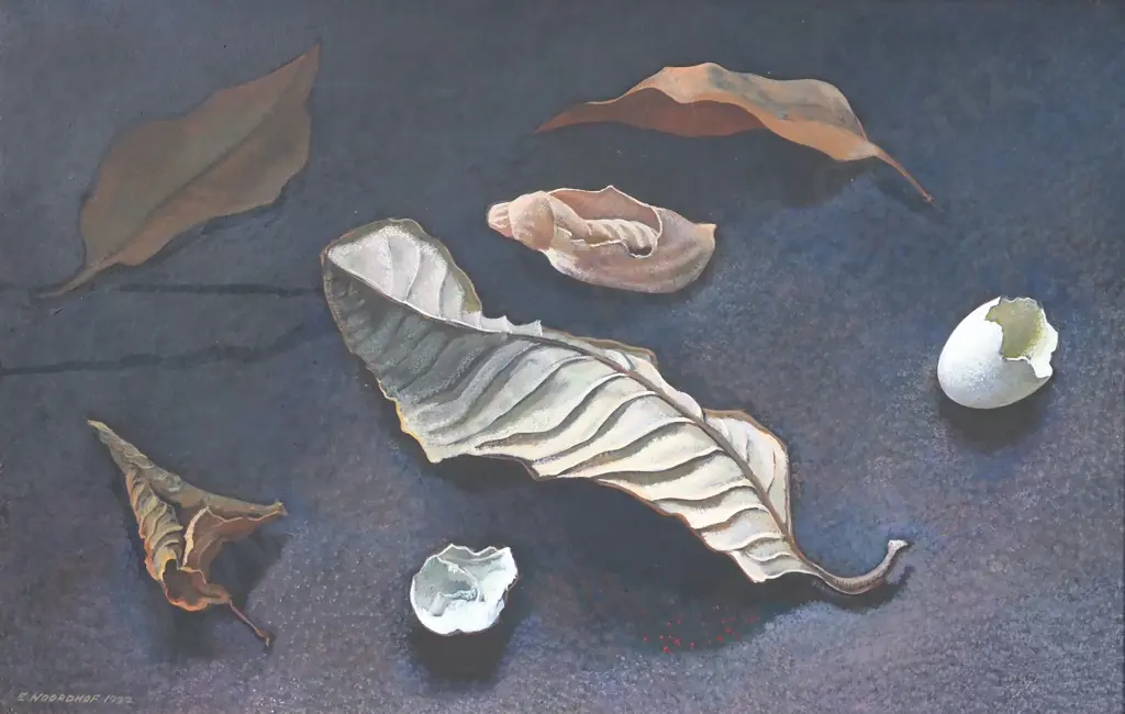 Els Noordhof. 1992. Still Life. Acrylic on Board. Image 1++