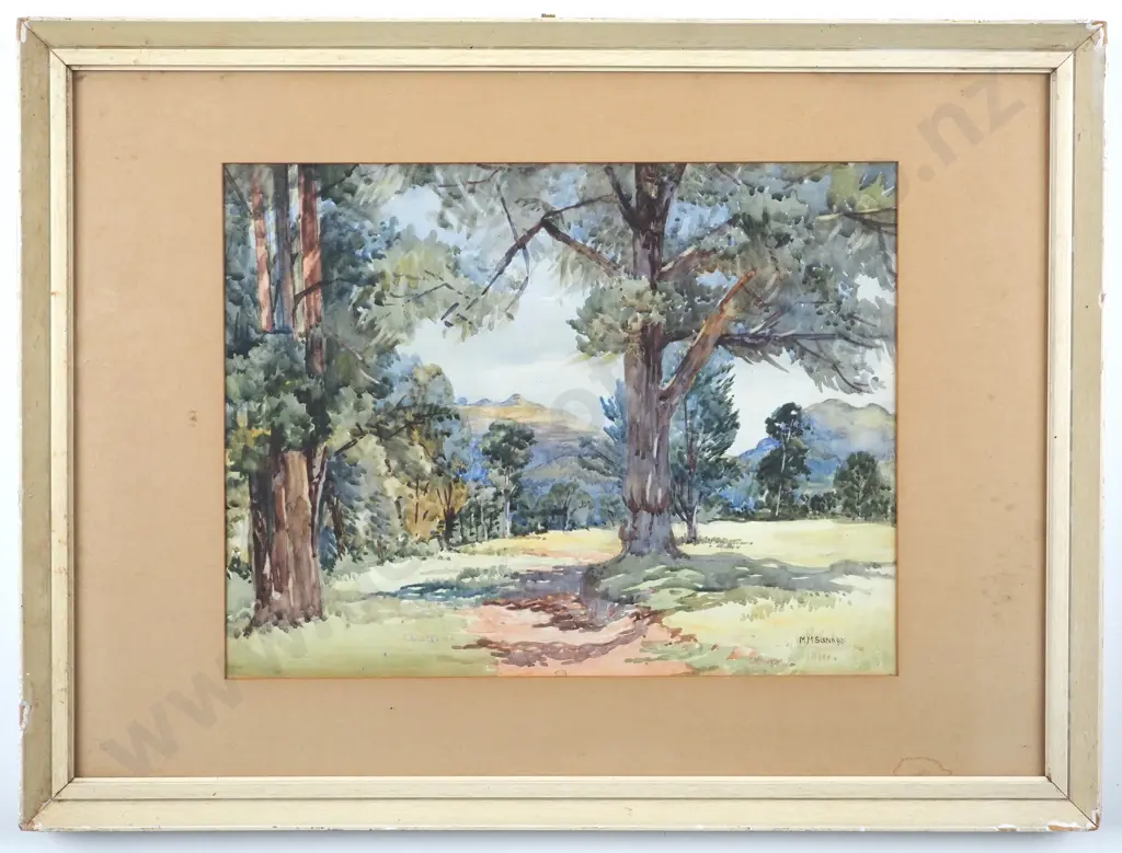 M.M. Sankey. Landscape. Watercolour. Image 1++