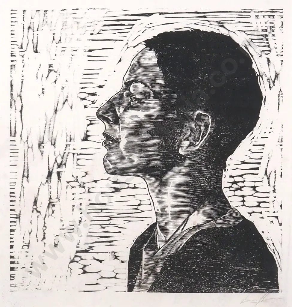 Sam Harrison, Woodblock Print Image 1++