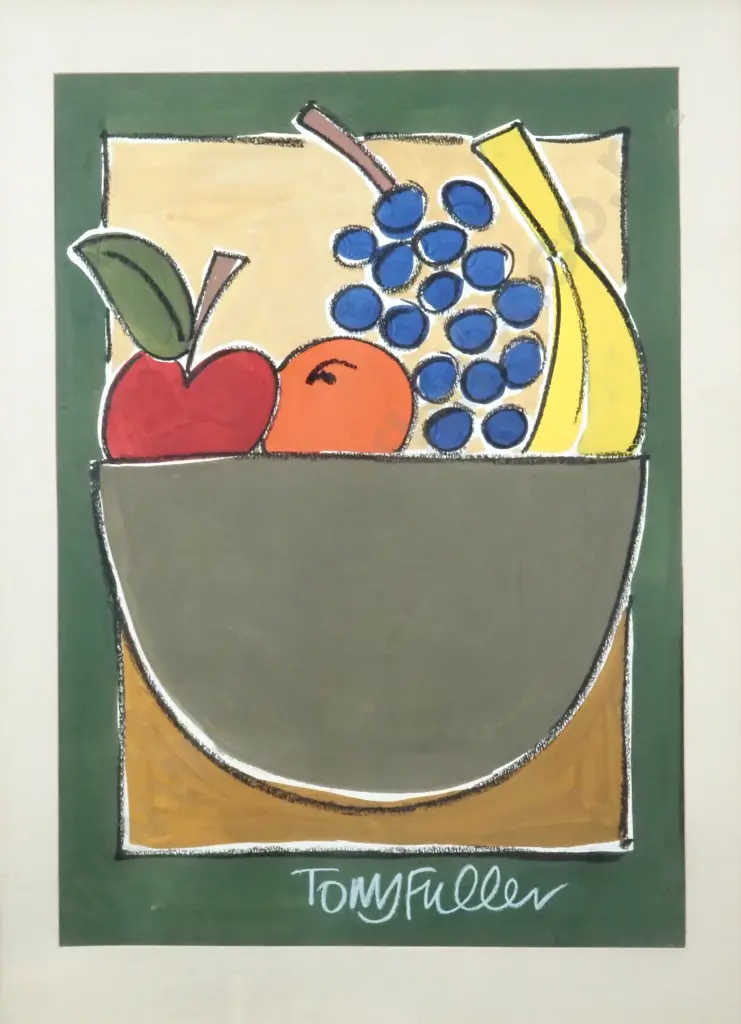 Tony Fuller. An American Fruit Bowl. Pastel & Acrylic. Image 1++