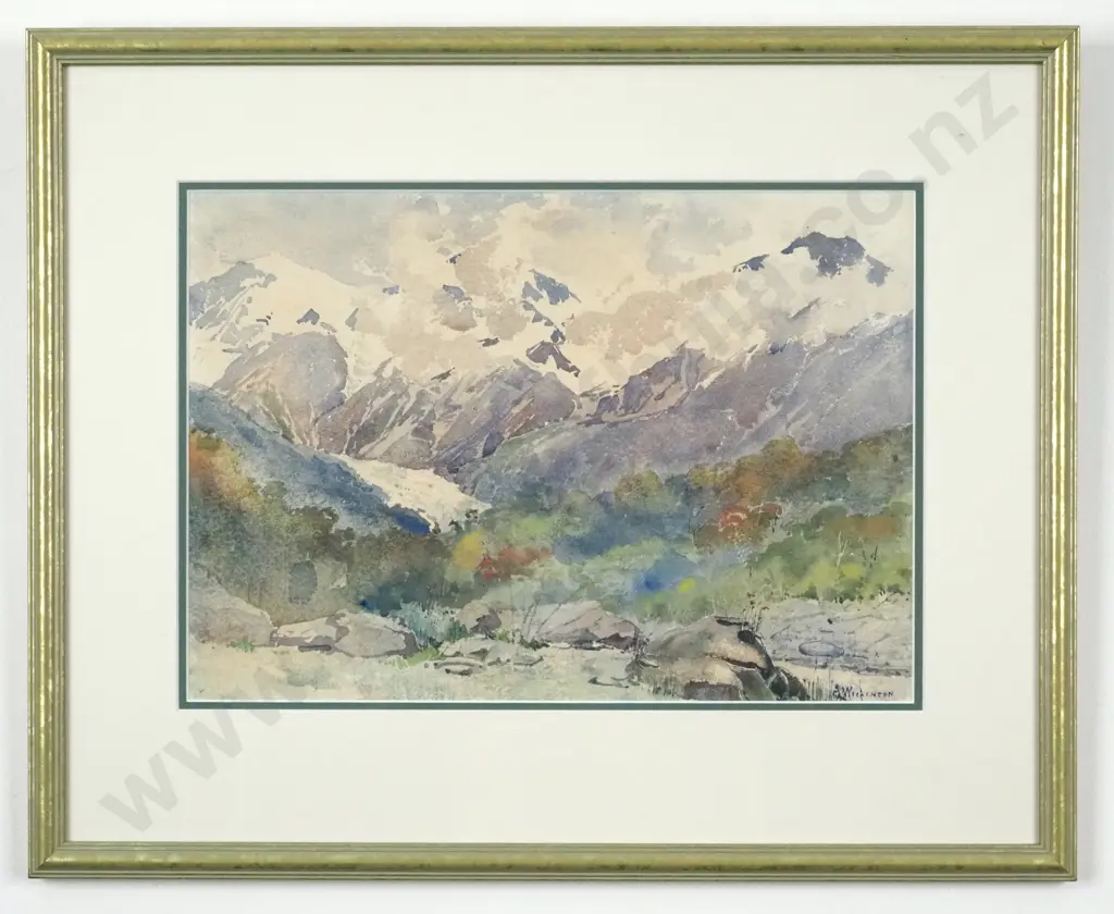 A Wilkenden. High Country Scene.  Watercolour on Paper. Image 1++