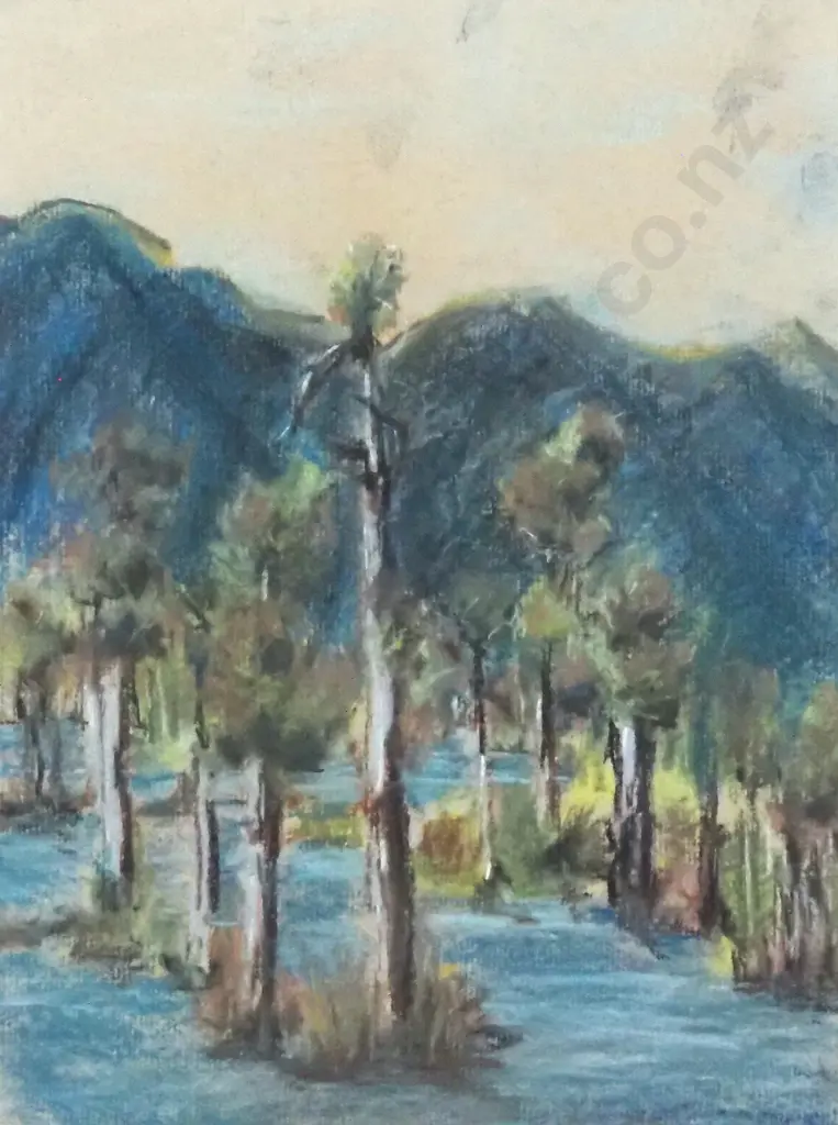 C Fletcher. Untitled. Pastel on Paper. Image 1++