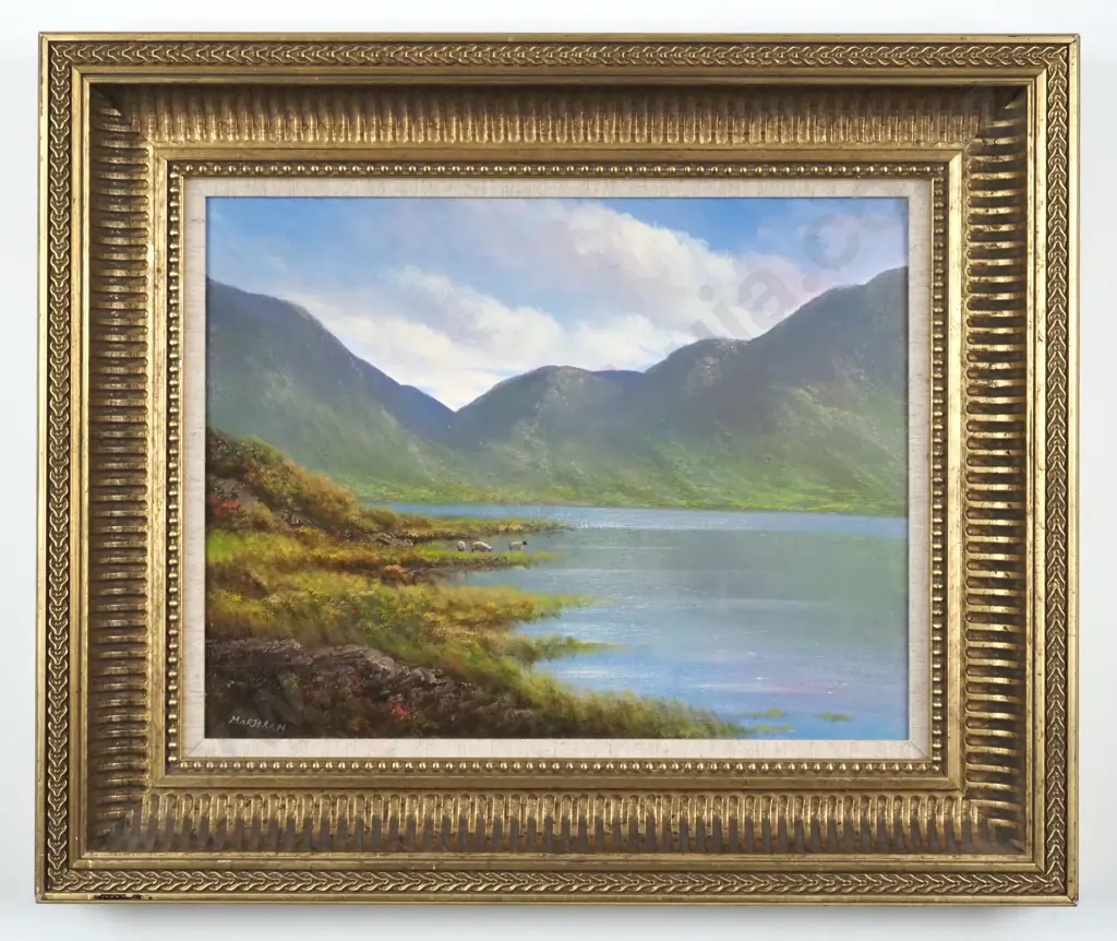 Jerry Marjoram. 'Mweelrea, County Mayo'. Oil On Board. Image 1++