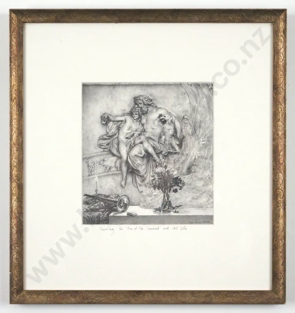 Kees Bruin. MMXI Unveiling the 'Arc of the Covenant' and Still Life. Sketch. Image 1++