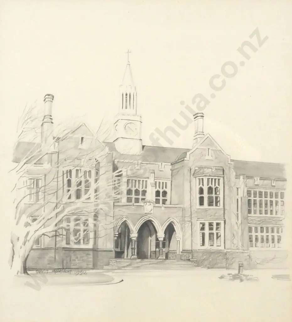 Kelvin McMillan. 1990. Christchurch Boys High. Graphite on Paper. Image 1++