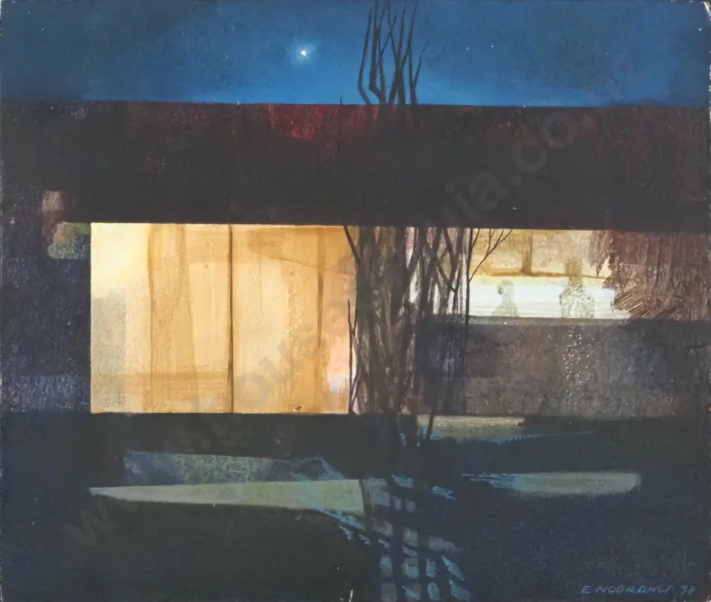 Els Noordhof. 1978. 'Doors'.  Acrylic on Board. Image 1++