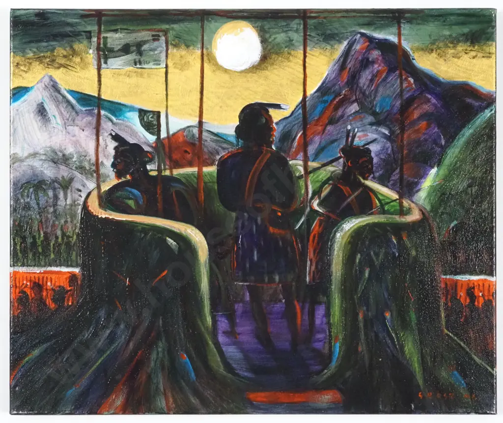 Christopher Grosz. 2006. Waiting. Oil On Stretched Canvas Image 1++