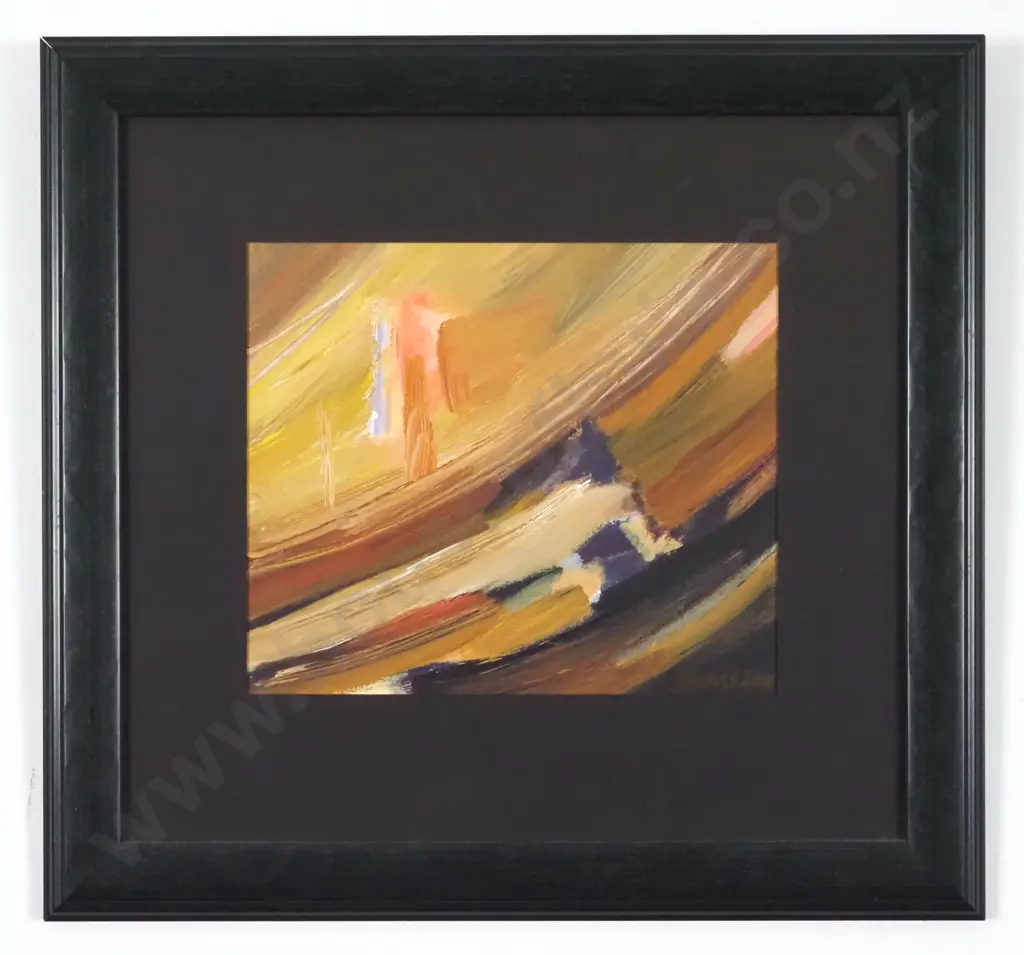 Angela Burns. 2002. Sea? Rust - Kamau Taurea, St Martine Island. Oil on Paper. Image 1++