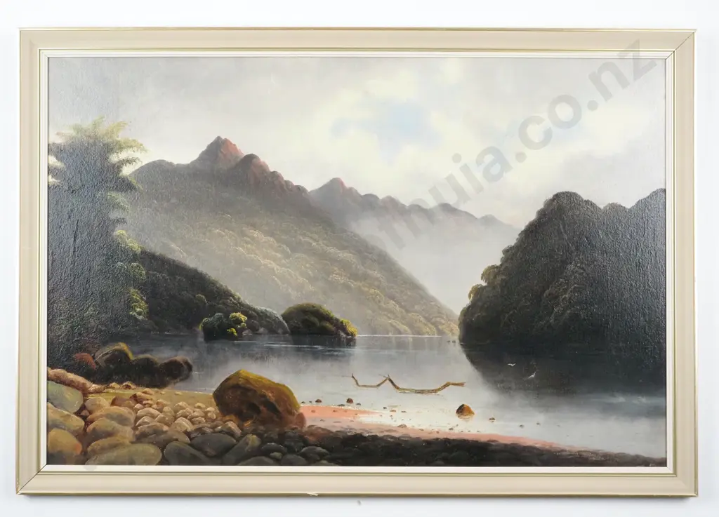 South Island Landscape. Oil on Board. Image 1++