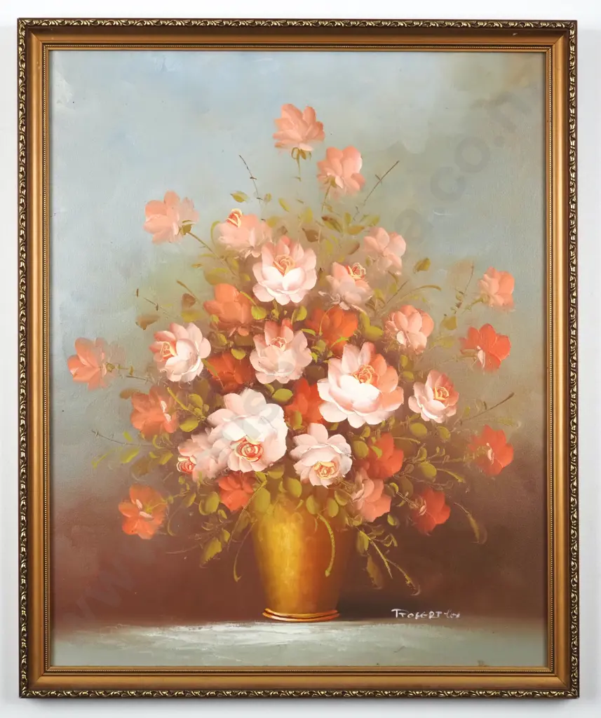 Robertson. Sill Life. Oil on Board. Image 1++