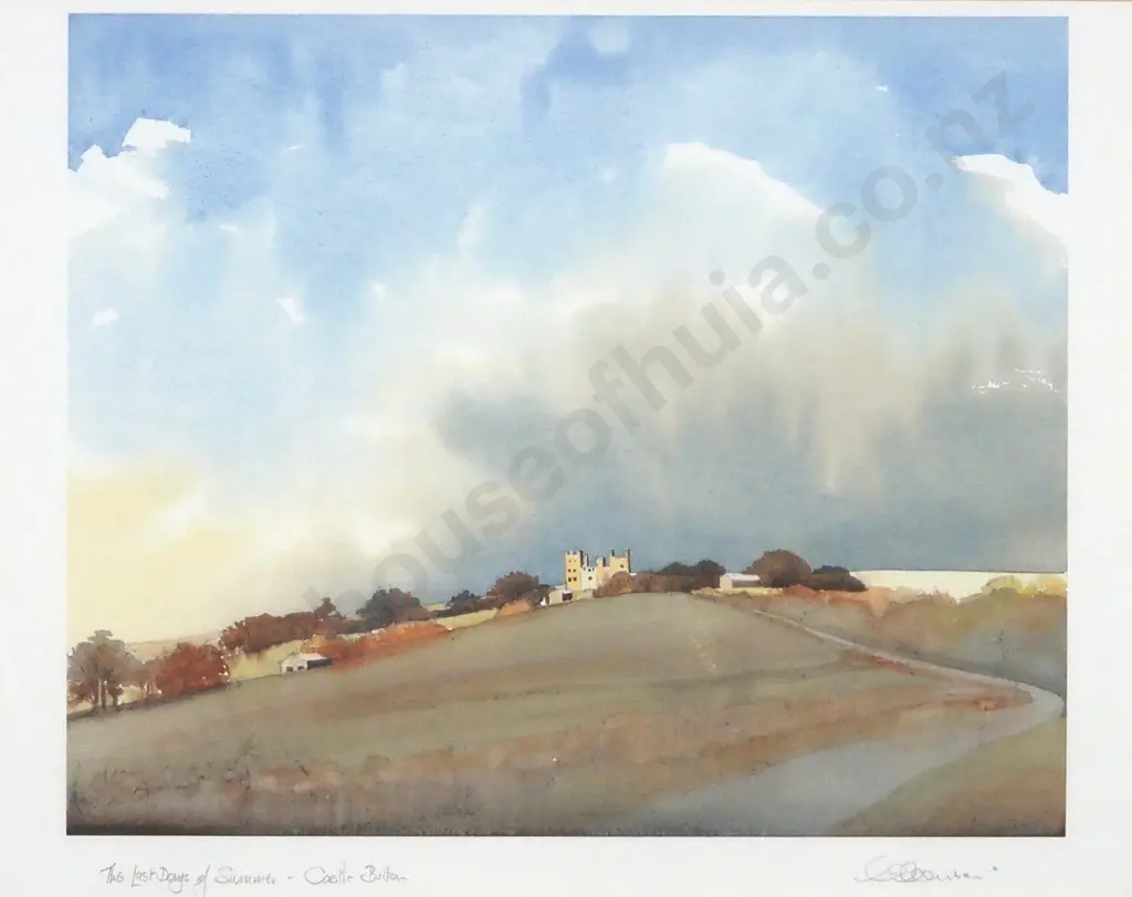Geoffrey Cowton. The Last Days Of Summer - Castle Boltan. Image 1++