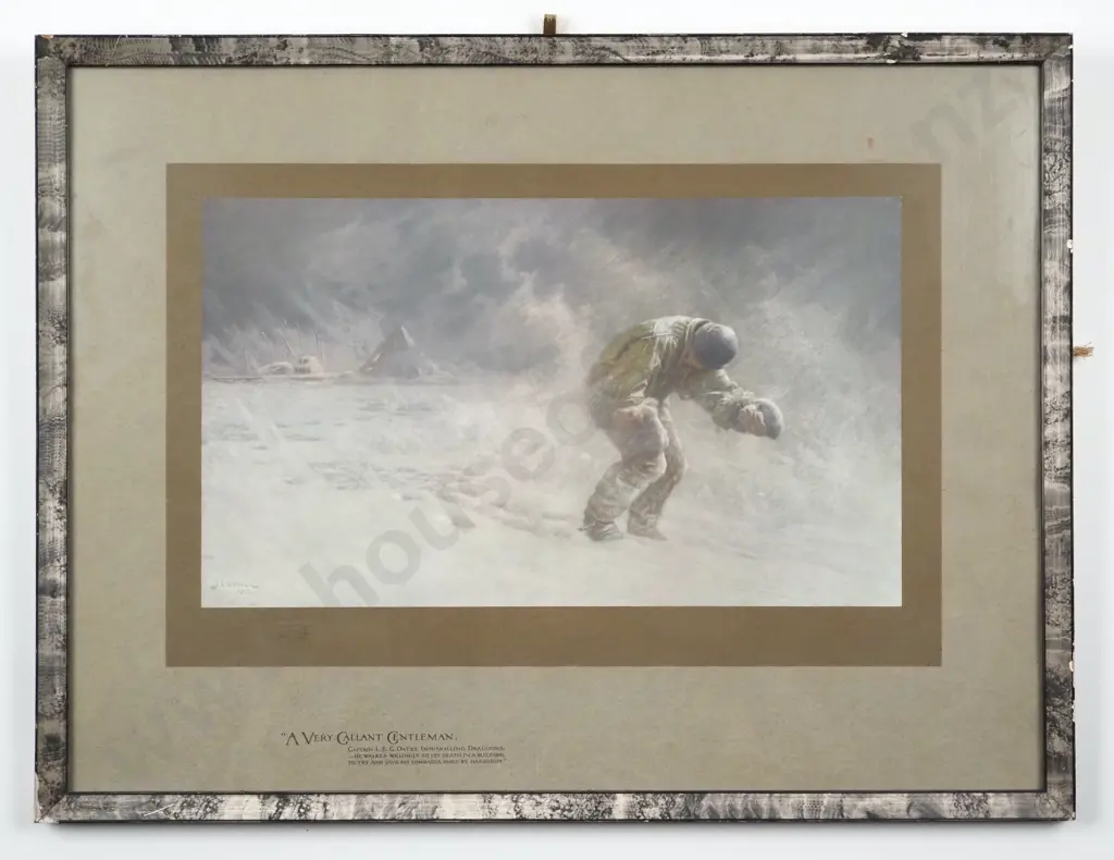 John Charles Dollman. 1913. A Very Gallant Gentleman. Reproduction Print. Image 1++