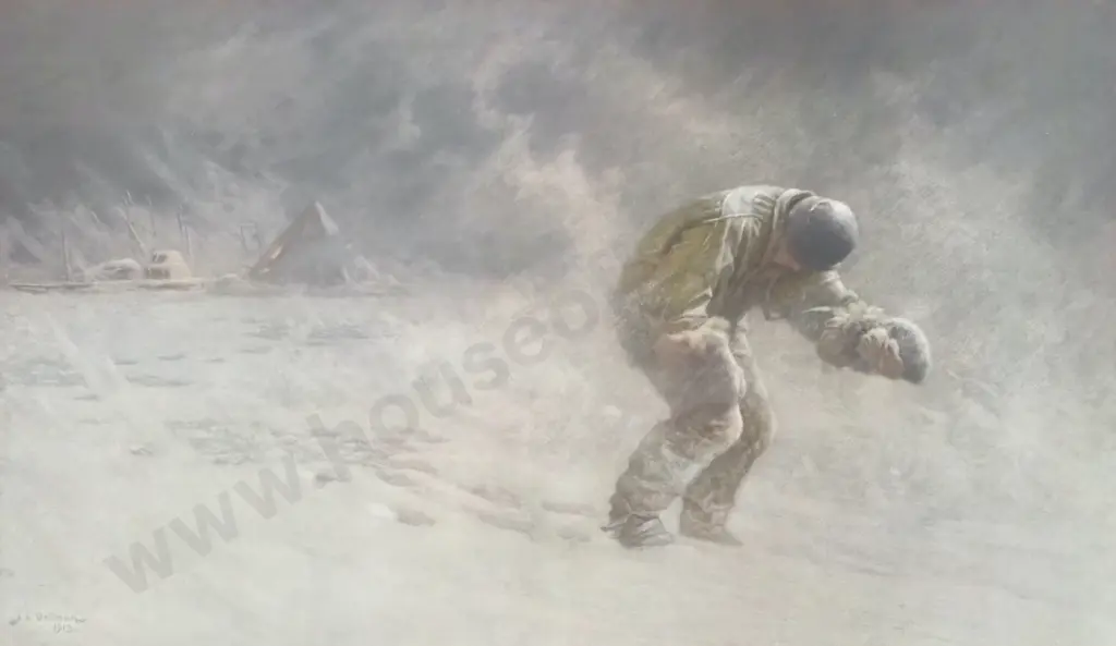 John Charles Dollman. 1913. A Very Gallant Gentleman. Reproduction Print. Image 1++