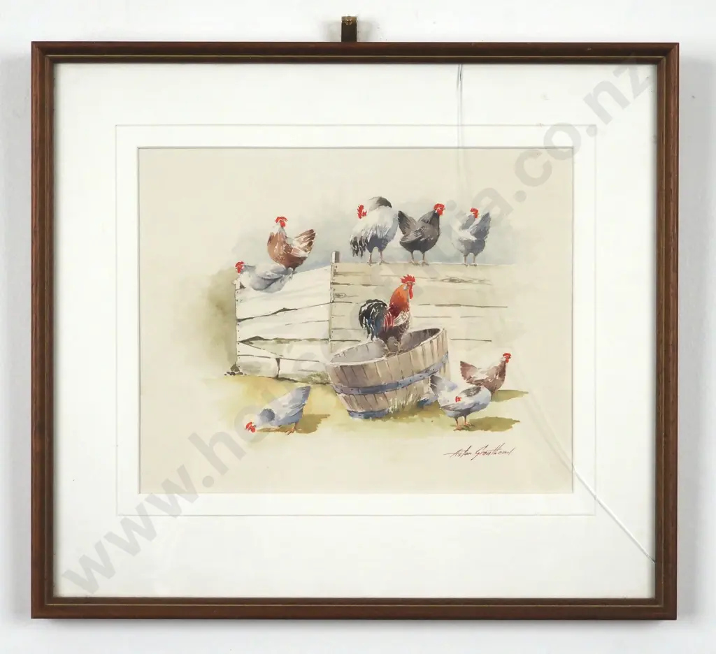 Aston Greathead. Waiting to be Fed. Watercolour. Image 1++