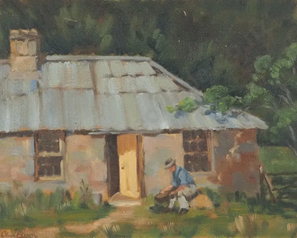 Olive Elsom. Central Otago. Oil on Canvas. Image 1++