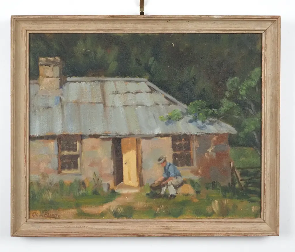 Olive Elsom. Central Otago. Oil on Canvas. Image 1++