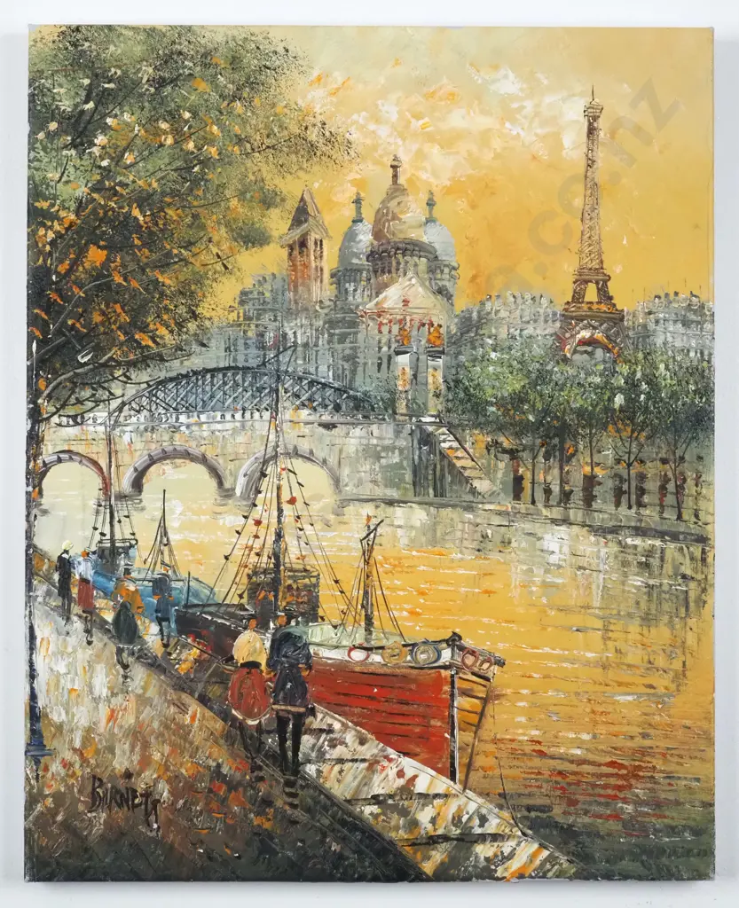 Caroline Burnett. A Tower Glimpse. Oil on Canvas. Image 1++