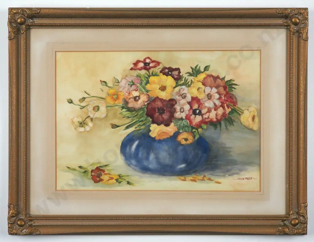 Helen Preen. The Green Vase. Watercolour. Image 1++