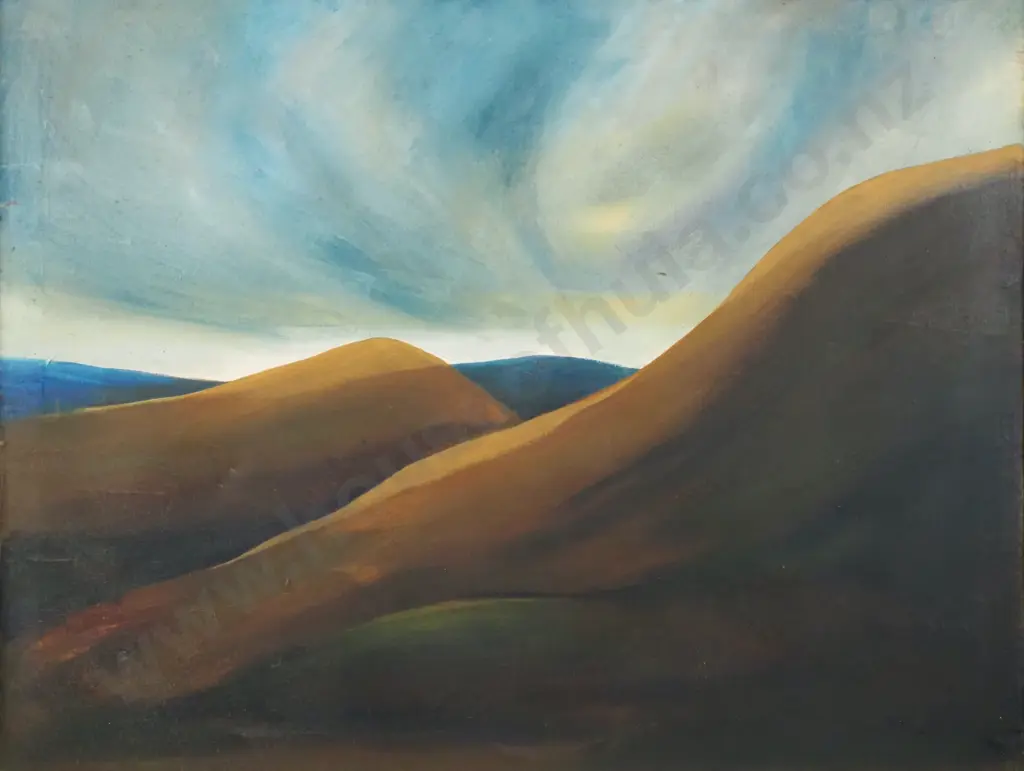 Evelyn May Patterson. Nor' West Evening No 2. Oil On Board. Image 1++