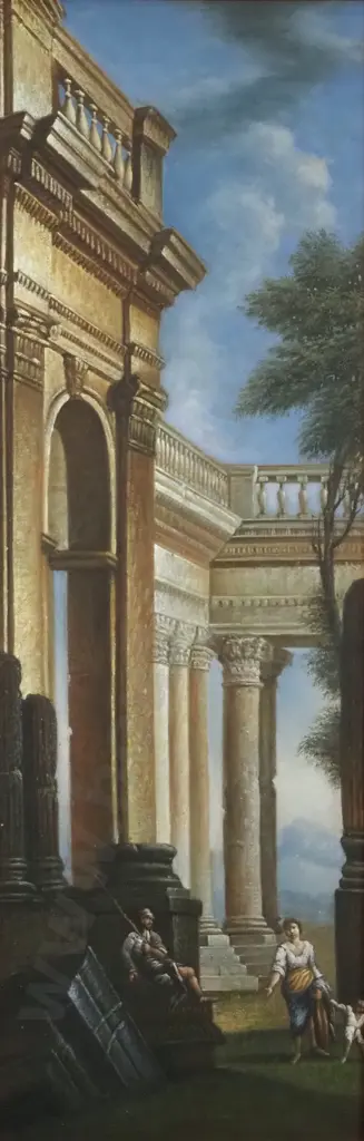 I Need to Pass - Mother, Child & Centurion. Scene from Ancient Rome. Oil on Board. Image 1++