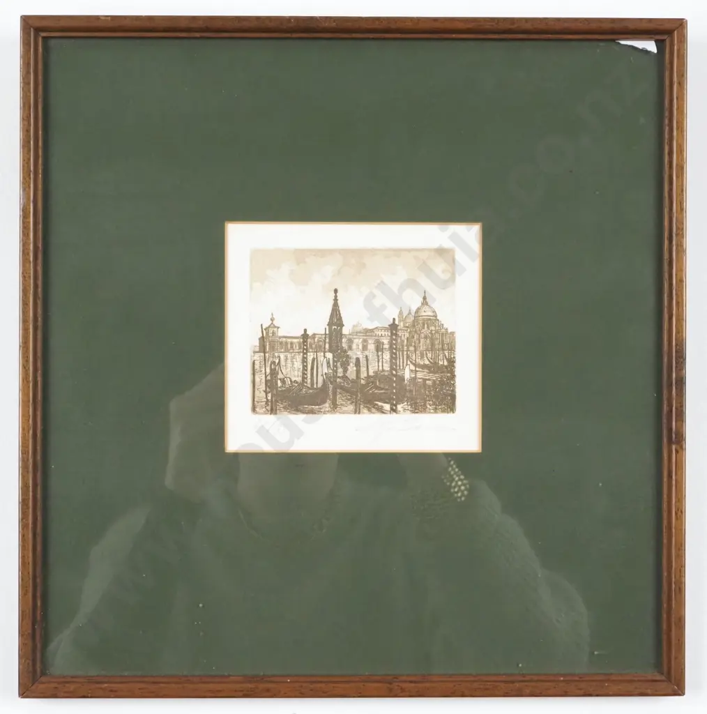 Two Venetian Scenes. Signed Numbered Etchings. 68/99, 69/99. Image 1++