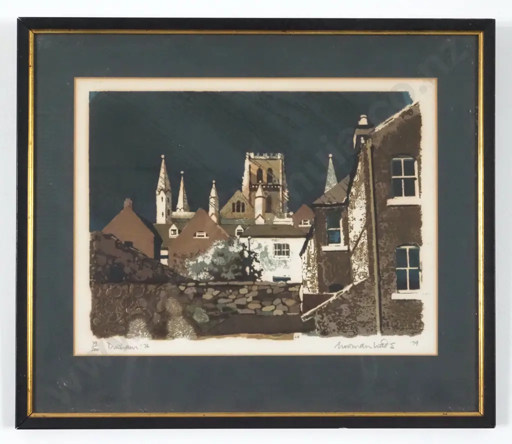 Norman Wade. 1979. Durham, 1976. Print 79/200. Image 1++