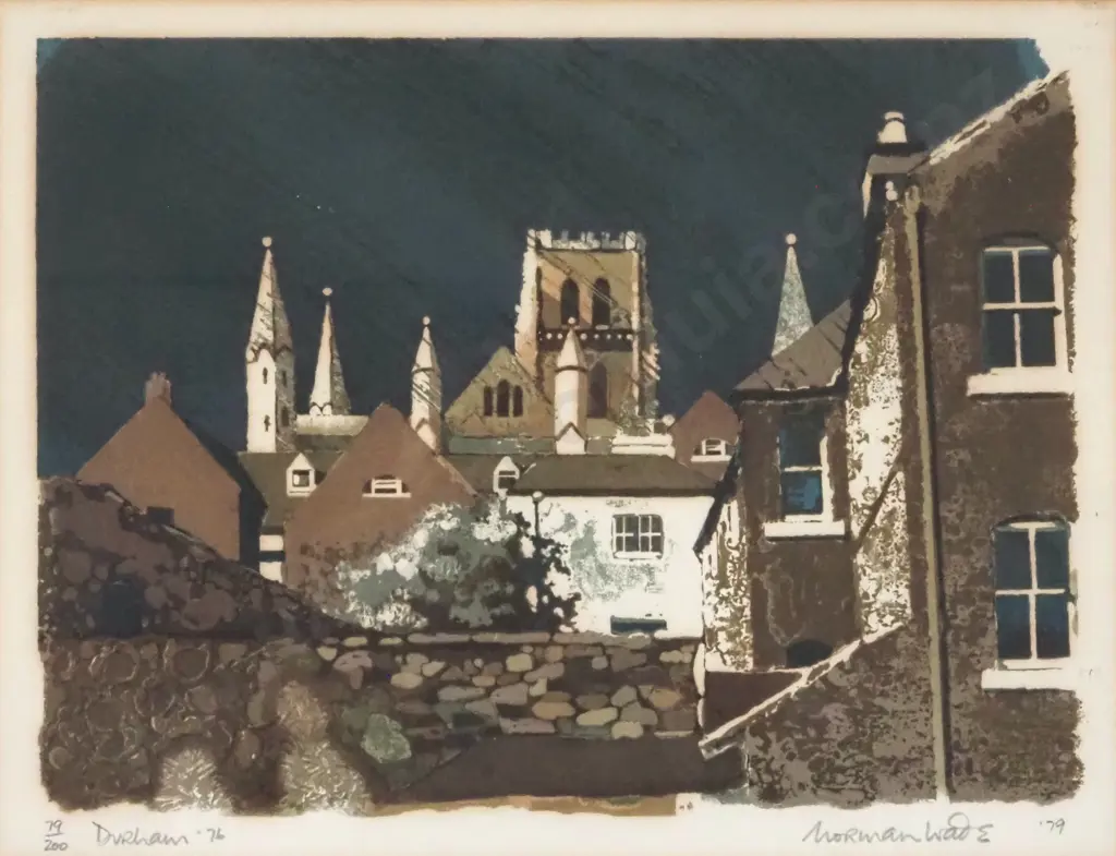 Norman Wade. 1979. Durham, 1976. Print 79/200. Image 1++