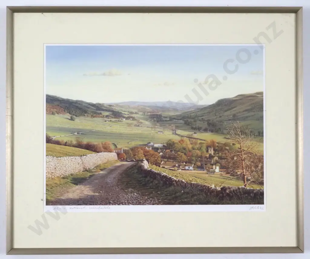 Keith Melling. Above Kettledale, Warfedale, Yorkshire. Signed & Titled Print. Image 1++