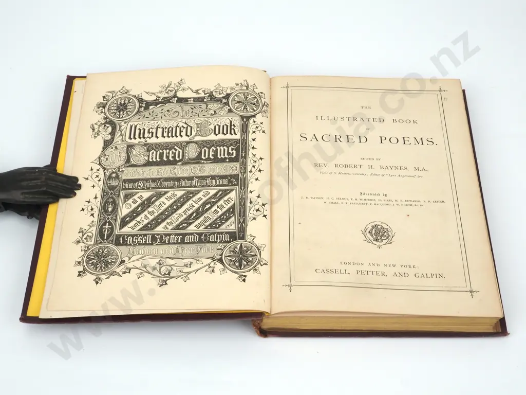 Baynes, Rev. Robert H. (Ed); The Illustrated Book of Sacred Poems Image 1++