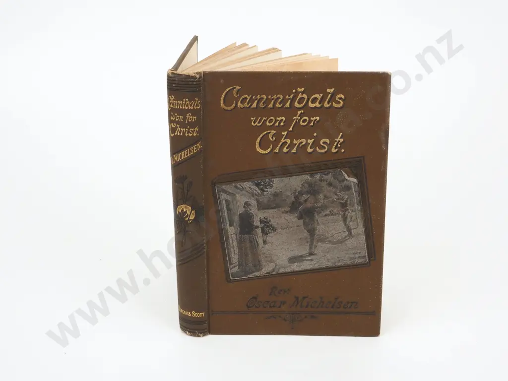 Rev Oscar Michelsen, Cannibals won for Christ, Morgan & Scott, No date. Image 1++
