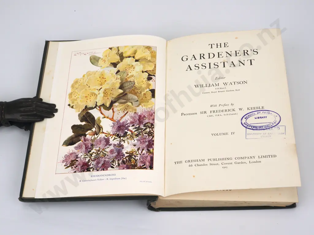 Watson, Sir William; The Gardener's Assistant - 6 Volumes Image 1++