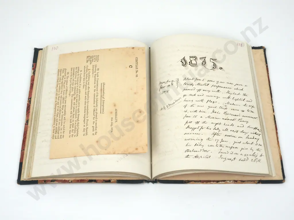 Set of Four Hand Written Military Related Journals  Image 1++
