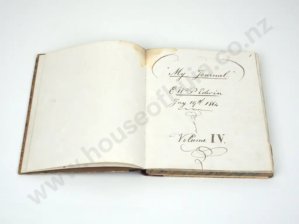 Set of Four Hand Written Military Related Journals  Image 1++