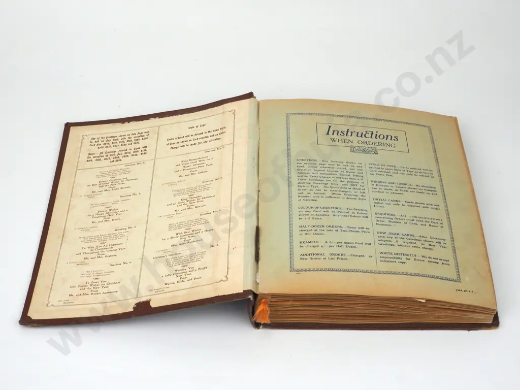 Sample Book For Lonsdale & Bartholomew's "Art Series" Greeting Cards. Probably Circa 1910 Image 1++