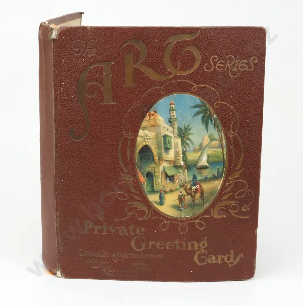 Sample Book For Lonsdale & Bartholomew's "Art Series" Greeting Cards. Probably Circa 1910 Image 1++