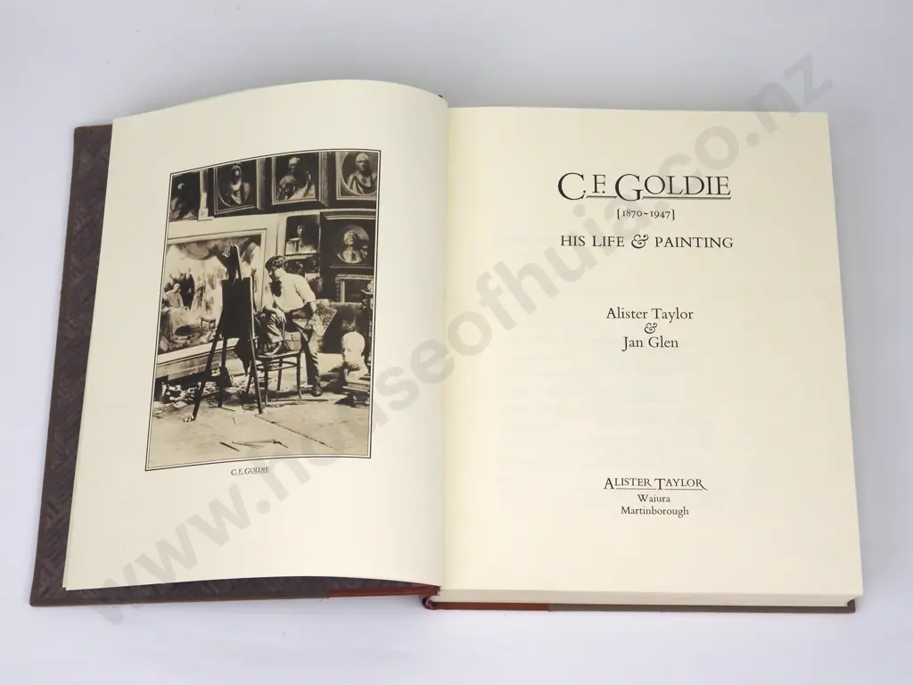 'C.F. Goldie, His Life & Painting' - Alister Taylor and Jan Glen Published in 1977 Image 1++