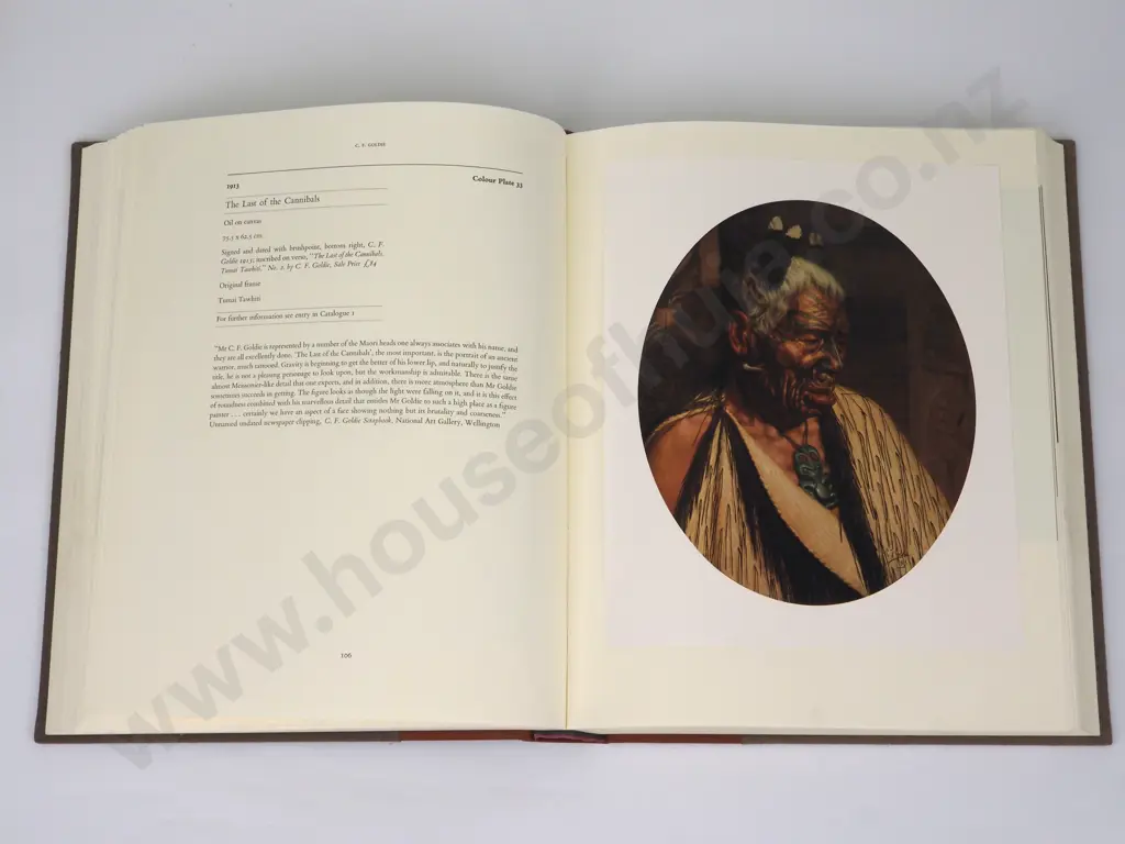 'C.F. Goldie, His Life & Painting' - Alister Taylor and Jan Glen Published in 1977 Image 1++