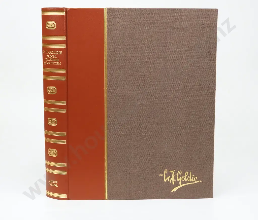 C. F. Goldie - Prints,Drawings and Criticism Author(s); Alister Taylor; Jan Glen. First Published 1979 By Alister Taylor Image 1++