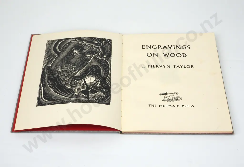 Engravings On Wood, E. Mervyn Taylor. Mermaid Press. Printed At The Pegasus Press Image 1++