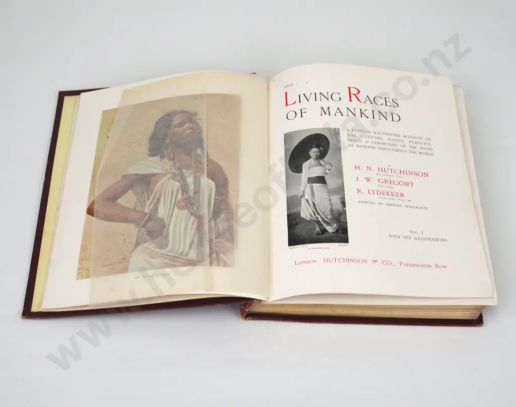 Hutchison, etal; The LIving Races Of Mankind, 2 Vols, Hutchinson 1900 Image 1++