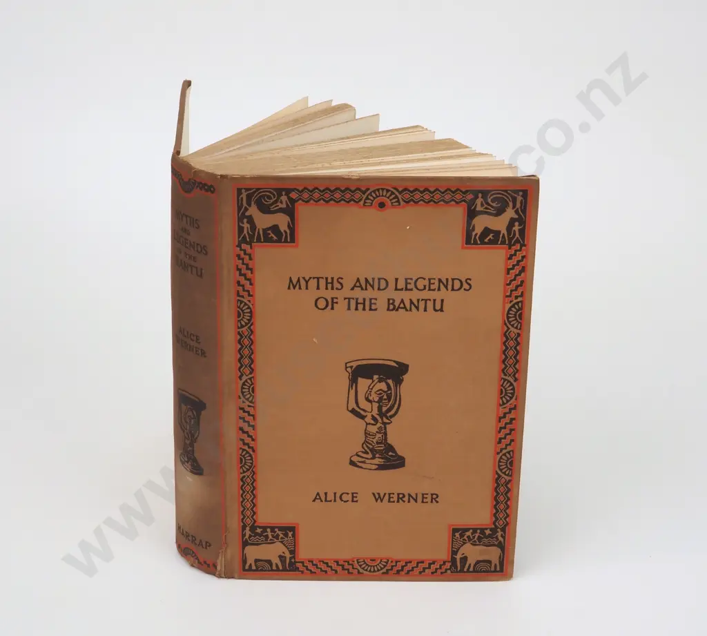 Alice Werner, Myths and Legends of the Bantu, 1933 Image 1++